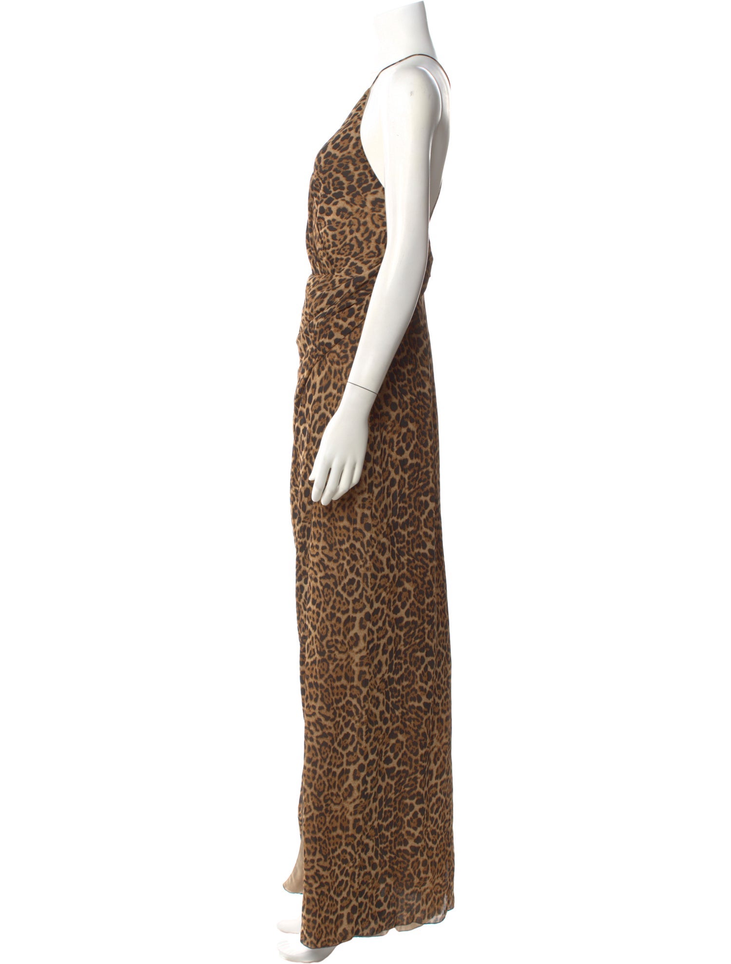 Jay Godfrey Animal Print Long Dress w/ Tags