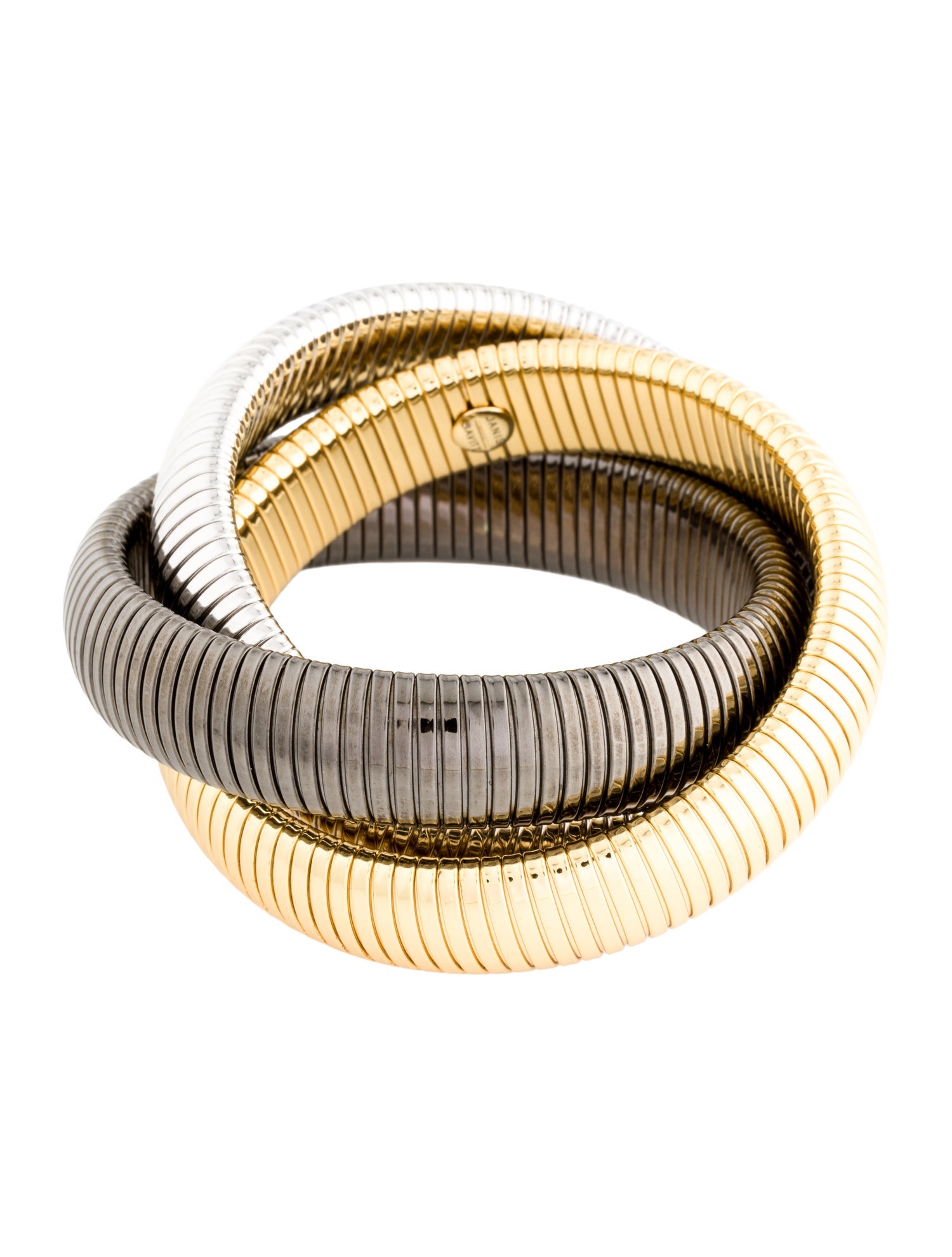 Janis Savitt Triple Cobra Rolling Bracelet