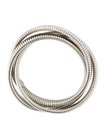 Janis Savitt Triple Cobra Bangle Bracelet