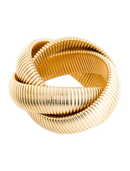 Janis Savitt Triple Cobra Rolling Bracelet