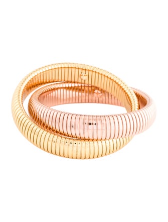 Janis Savitt Double Cobra Bangle Bracelet