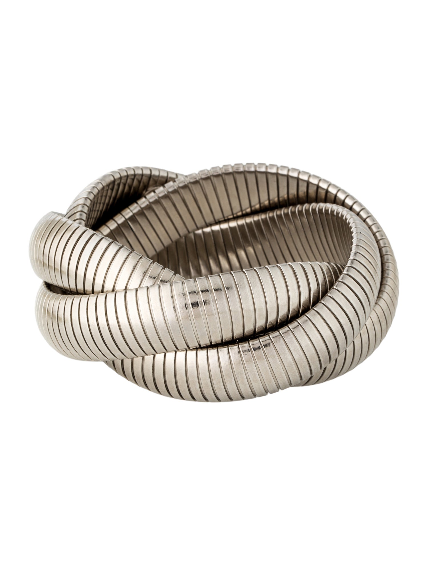 Janis Savitt Triple Cobra Bangle Bracelet