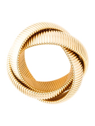 Janis Savitt Triple Cobra Rolling Bracelet