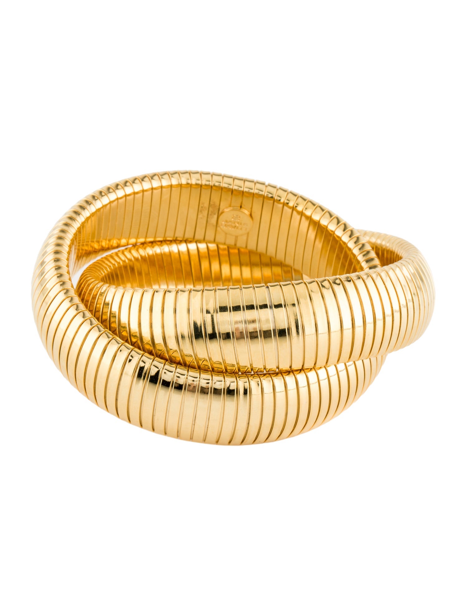 Janis Savitt Double Cobra Rolling Bracelet