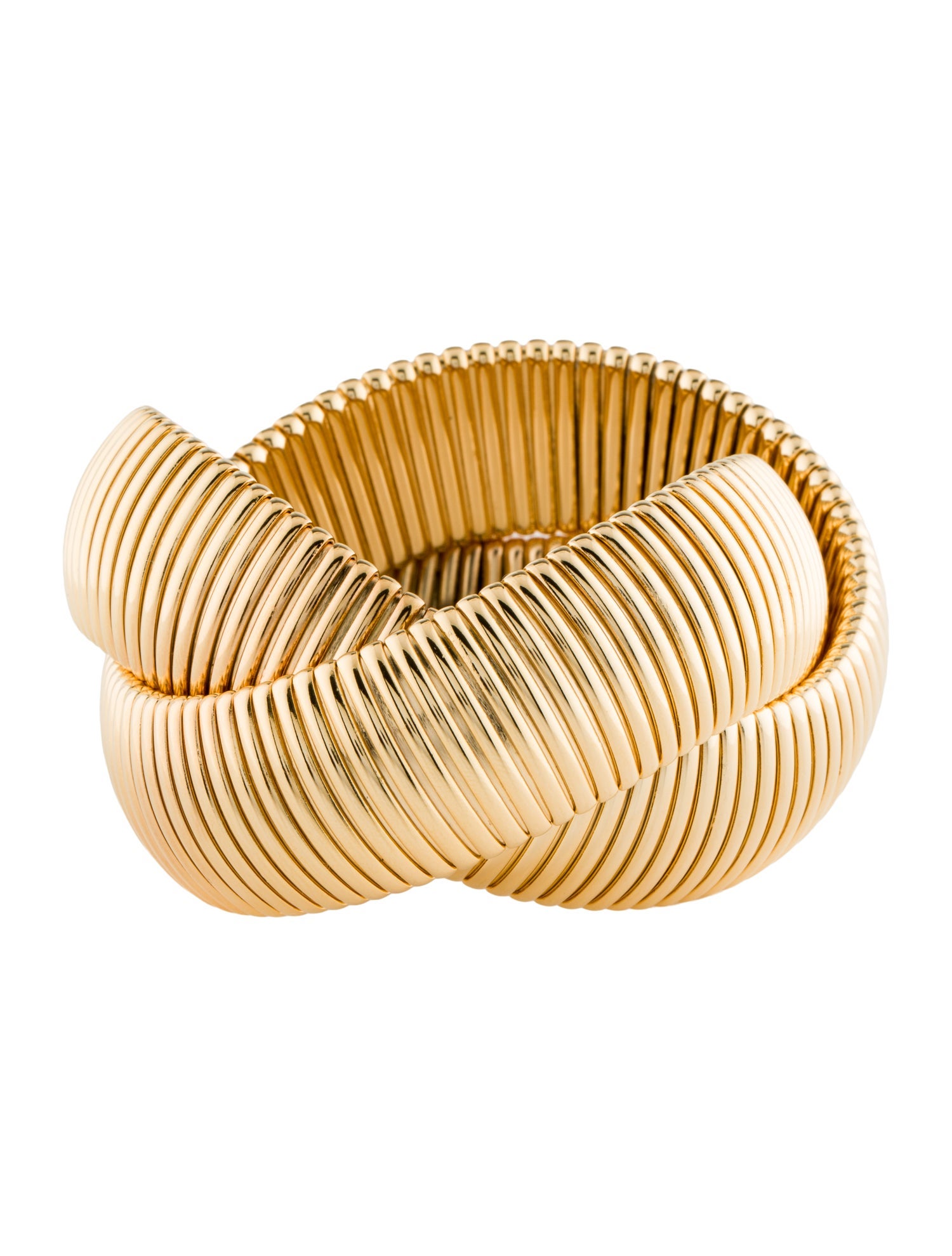 Janis Savitt Double Cobra Bangle Bracelet