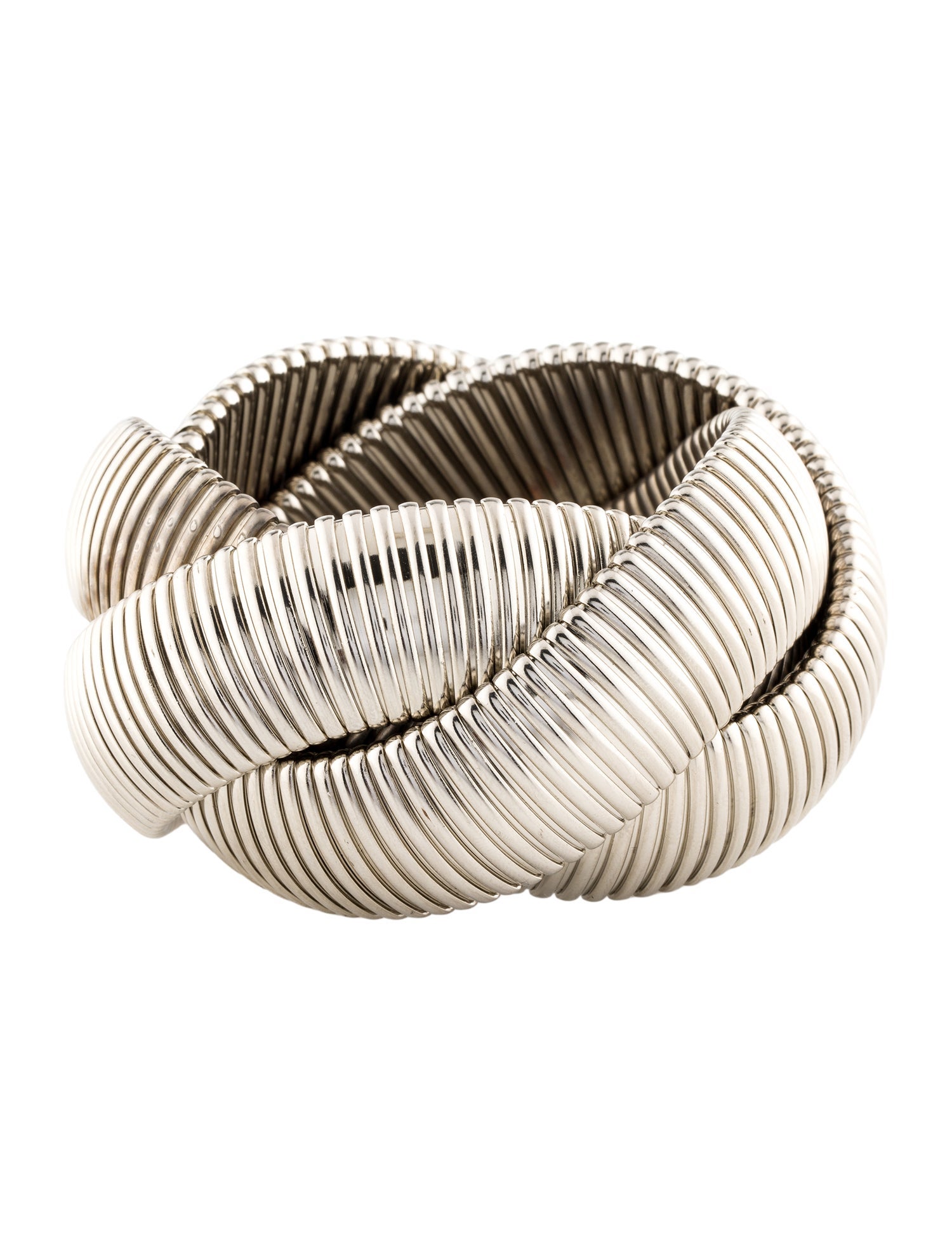 Janis Savitt Triple Cobra Bangle Bracelet
