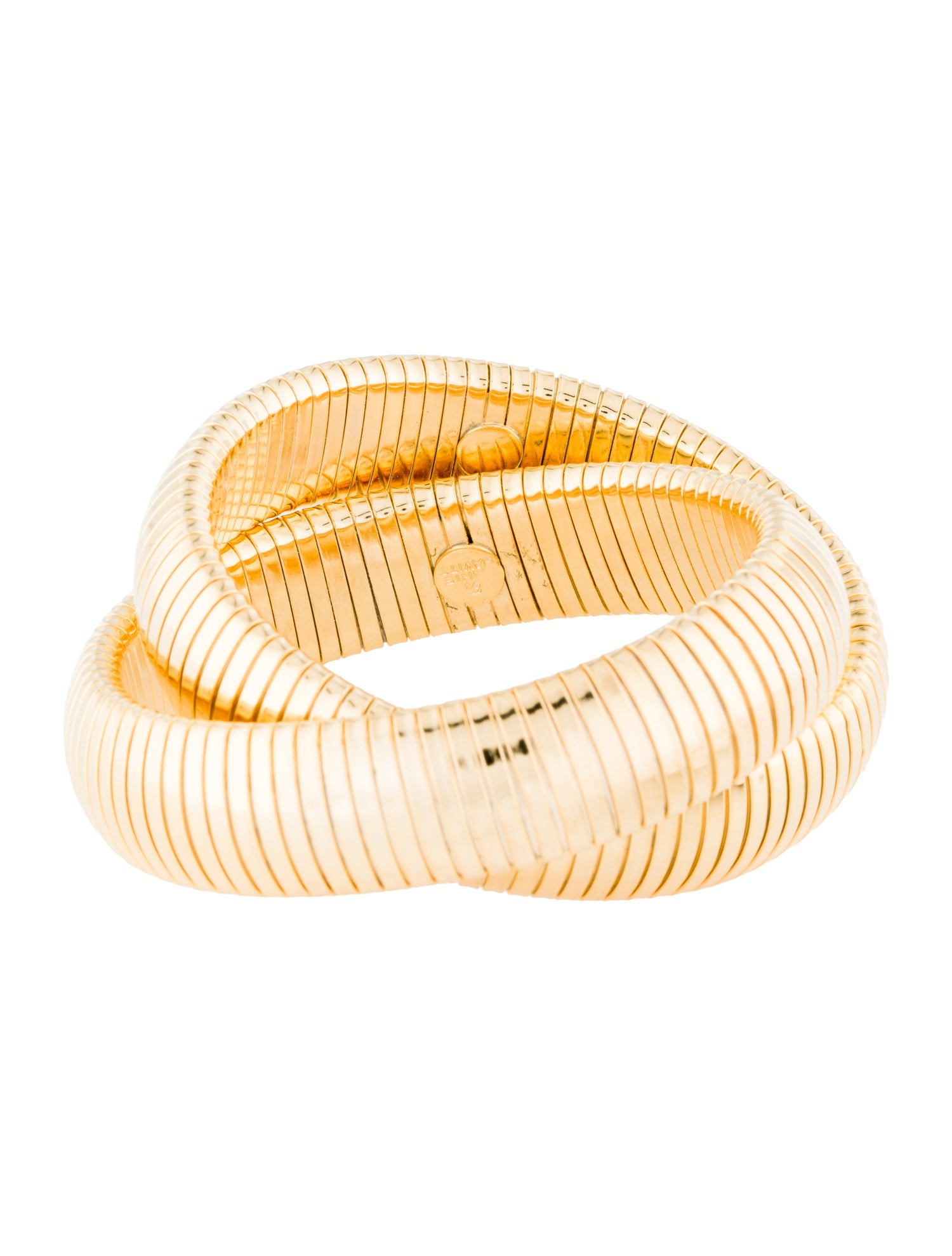 Janis Savitt Double Cobra Bangle Bracelet