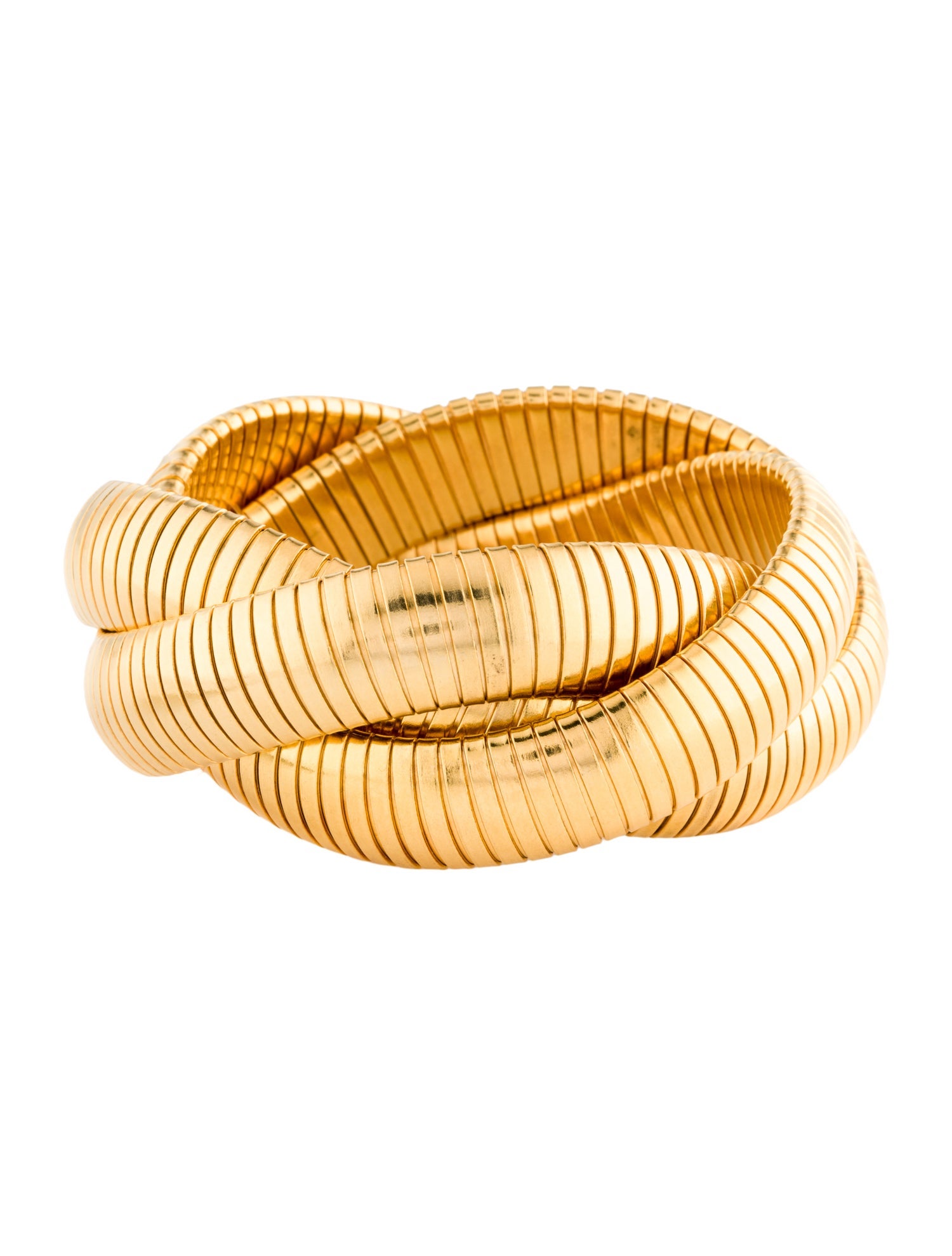 Janis Savitt Triple Cobra Bangle Bracelet