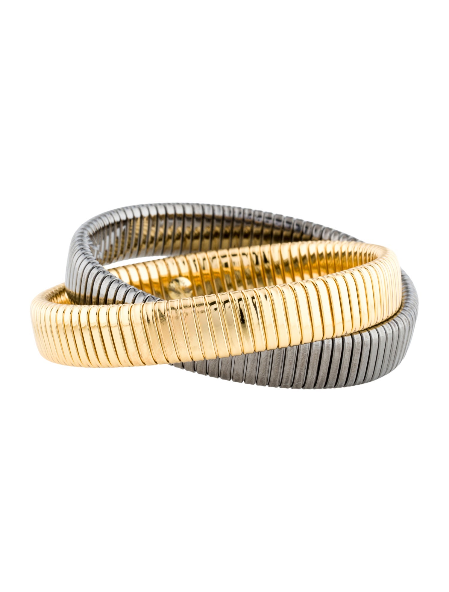 Janis Savitt Two-Tone Double Flat Cobra™ Bracelet