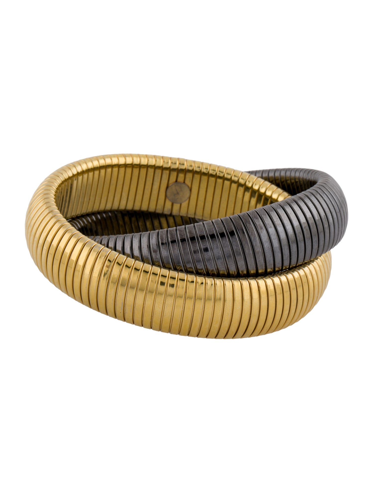 Janis Savitt Double Cobra Rolling Bracelet