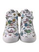 Jeremy Scott x Adidas Leather Printed Sneakers w/ Tags
