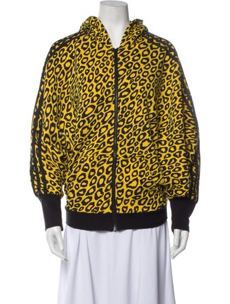 Jeremy Scott x Adidas Animal Print Bomber Jacket