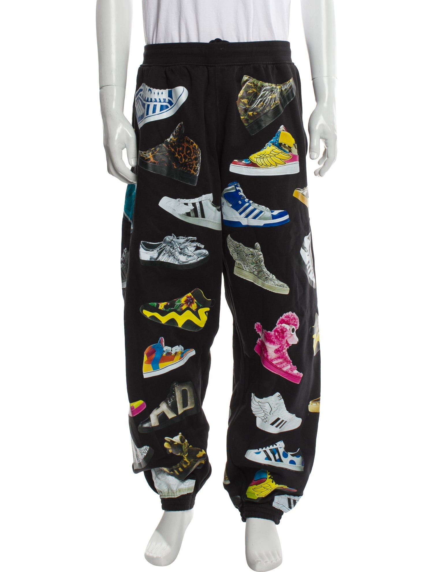 Jeremy Scott x Adidas Printed Lounge Bottoms w/ Tags