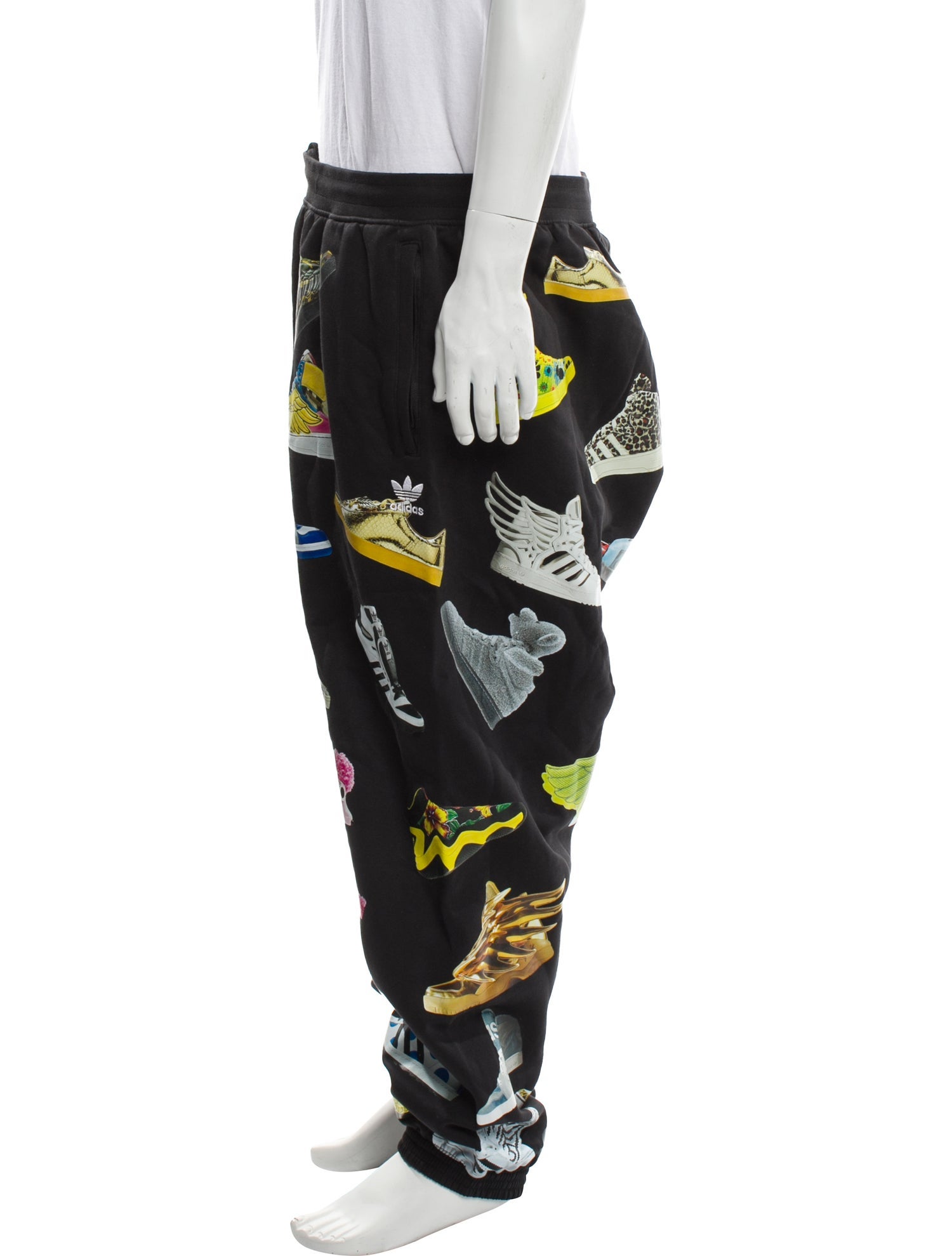 Jeremy Scott x Adidas Printed Lounge Bottoms w/ Tags