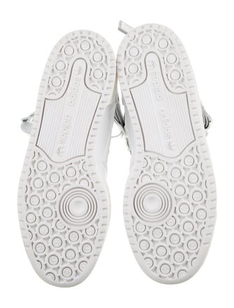 Jeremy Scott x Adidas Leather Printed Sneakers