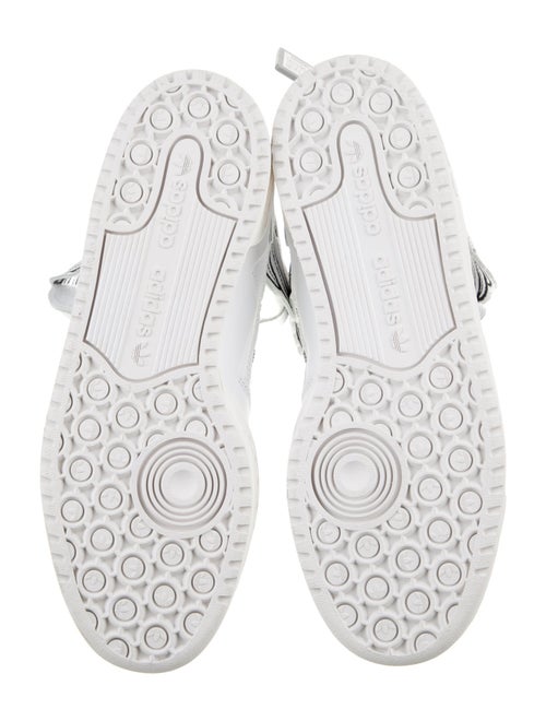 Jeremy Scott x Adidas Leather Printed Sneakers