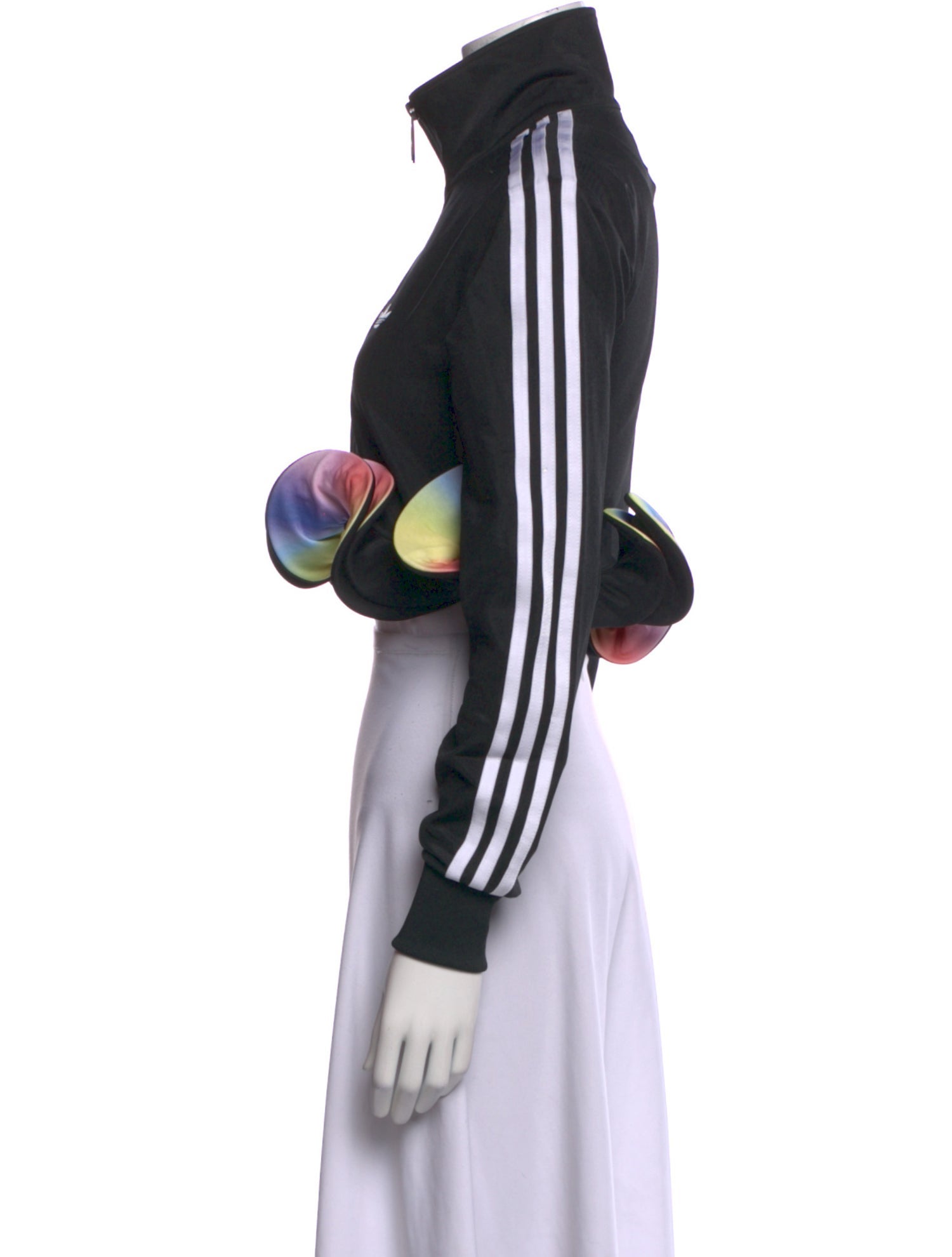 Jeremy Scott x Adidas Graphic Print Mock Neck Sweatshirt w/ Tags