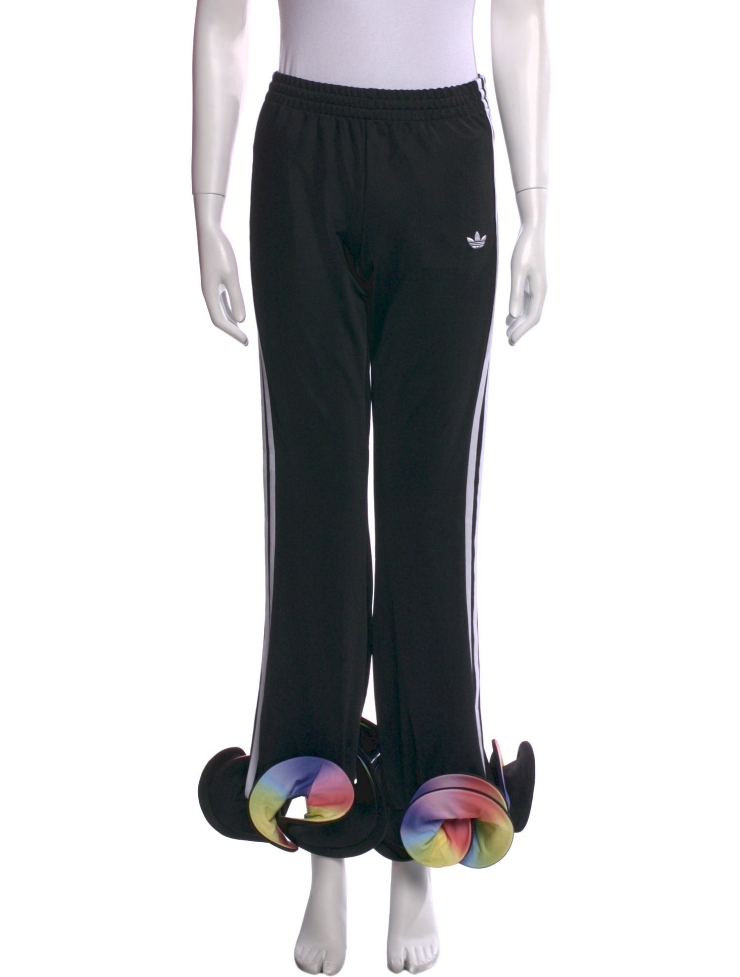 Jeremy Scott x Adidas Striped Wide Leg Pants w/ Tags