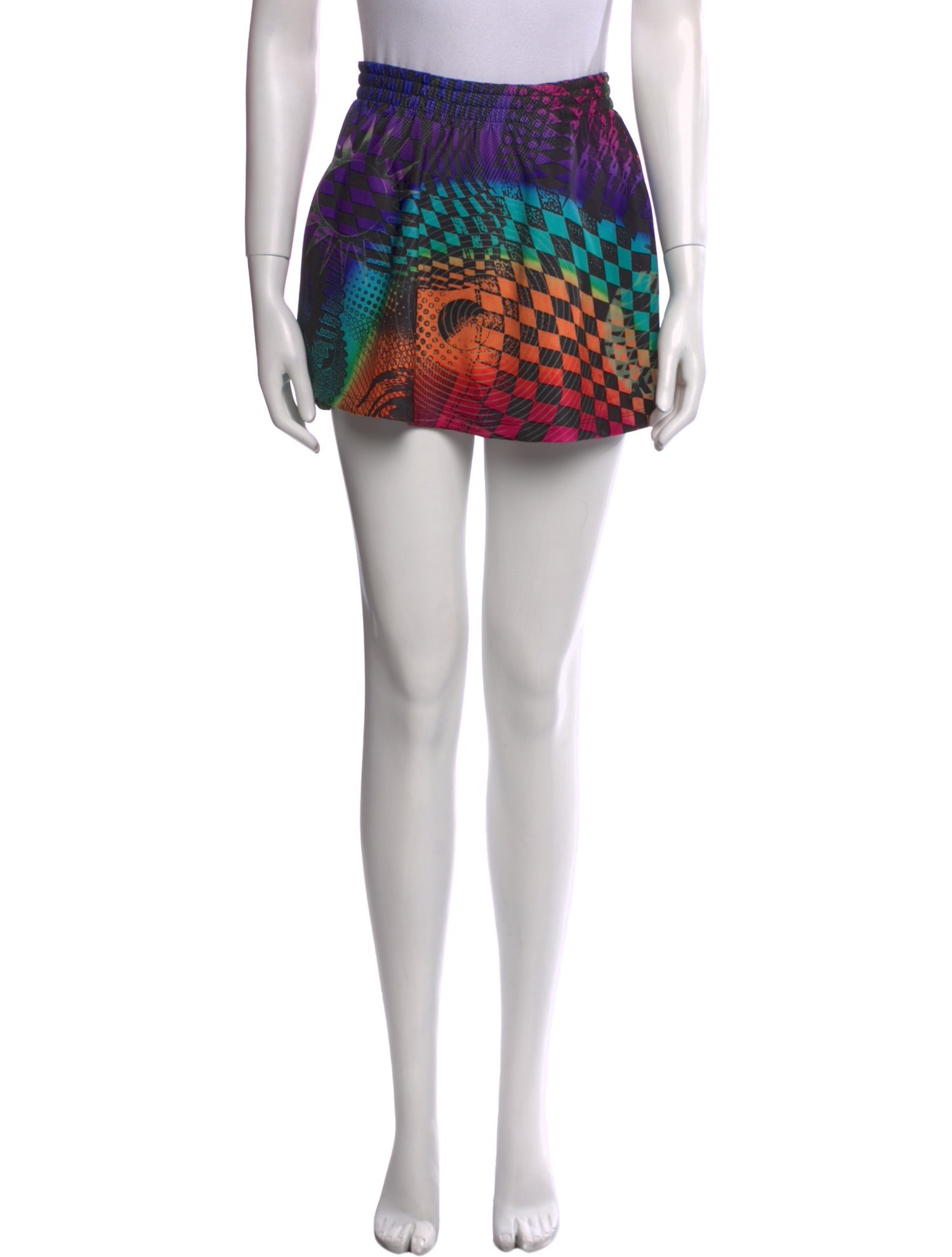 Jeremy Scott x Adidas Printed Mini Skirt w/ Tags