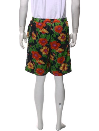 Jeremy Scott x Adidas Floral Print Athletic Shorts
