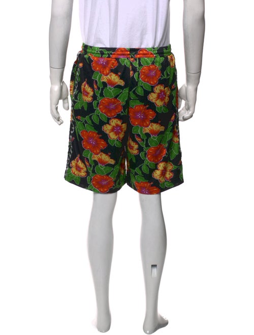 Jeremy Scott x Adidas Floral Print Athletic Shorts