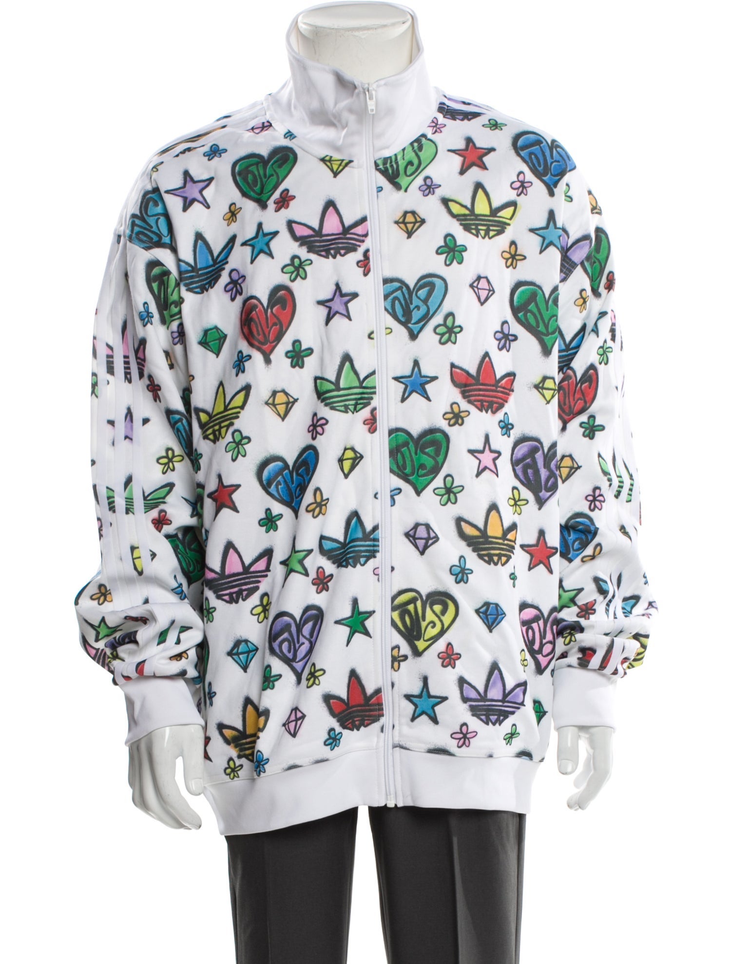 Jeremy Scott x Adidas Printed Jacket w/ Tags
