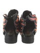 Jeremy Scott x Adidas Leather Printed Sneakers