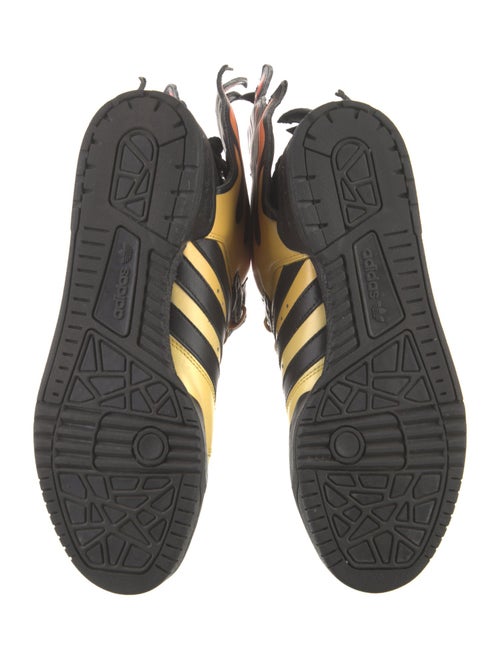 Jeremy Scott x Adidas Leather Printed Sneakers