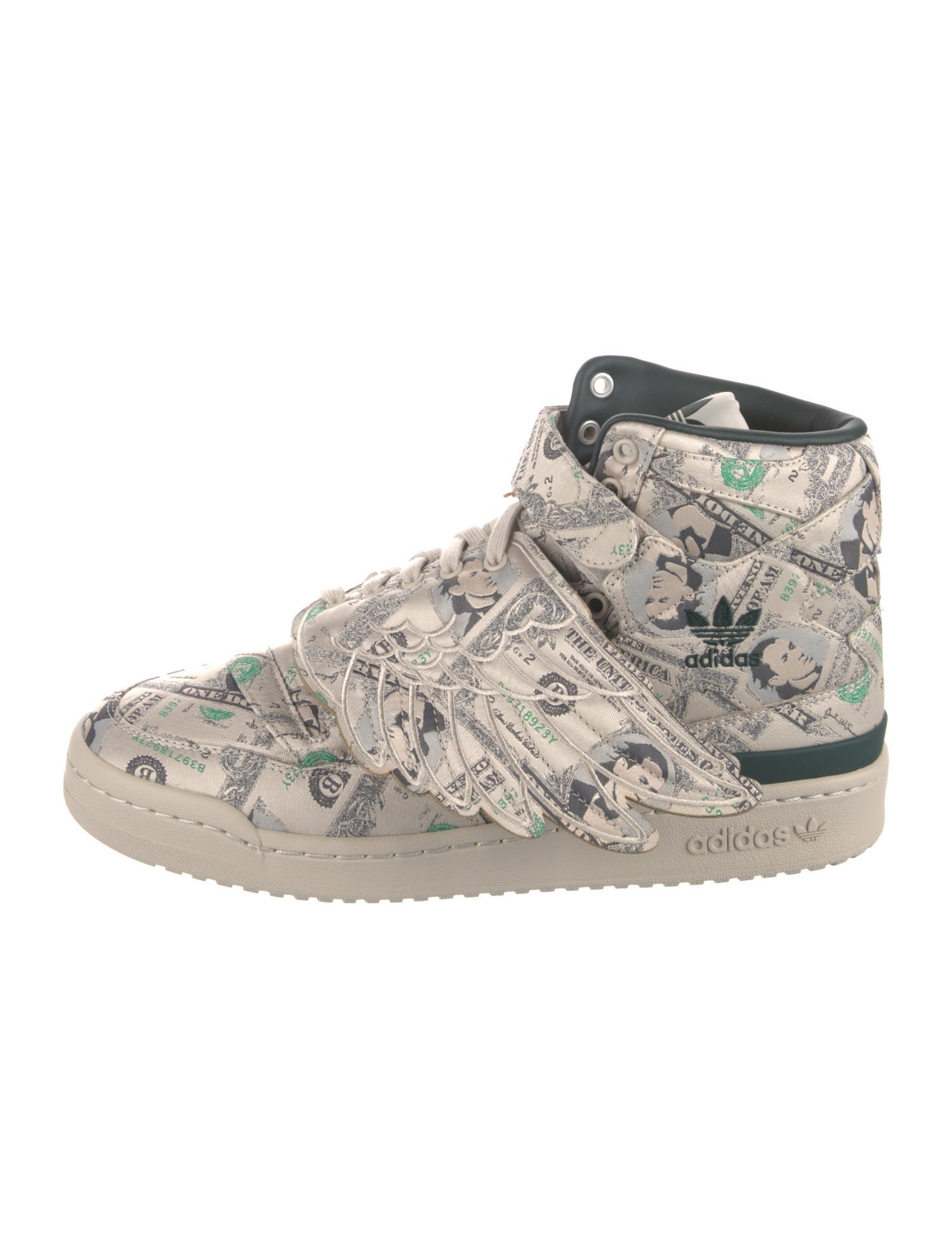 Jeremy Scott x Adidas Printed Sneakers w/ Tags