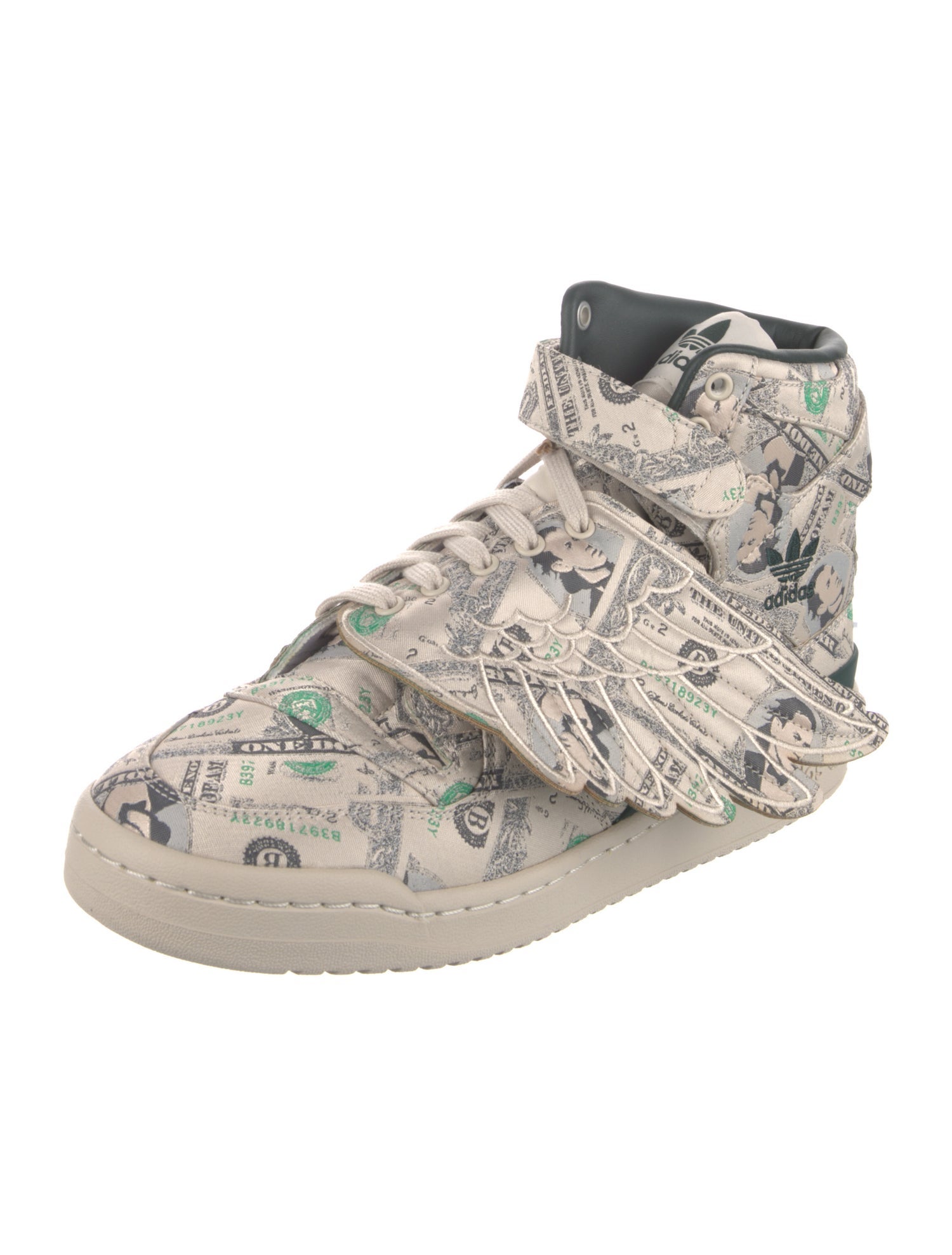 Jeremy Scott x Adidas Printed Sneakers w/ Tags