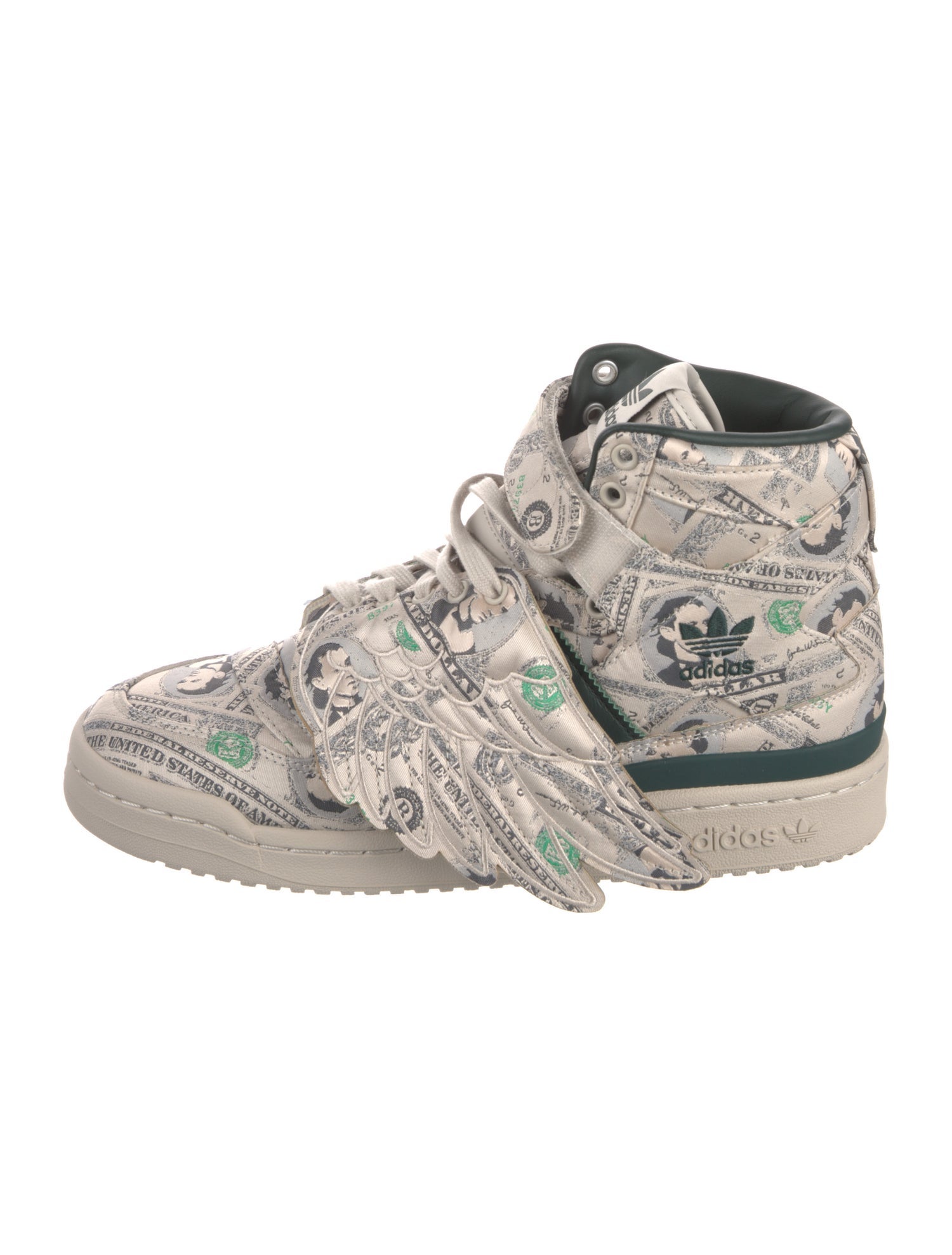 Jeremy Scott x Adidas Printed Wedge Sneakers
