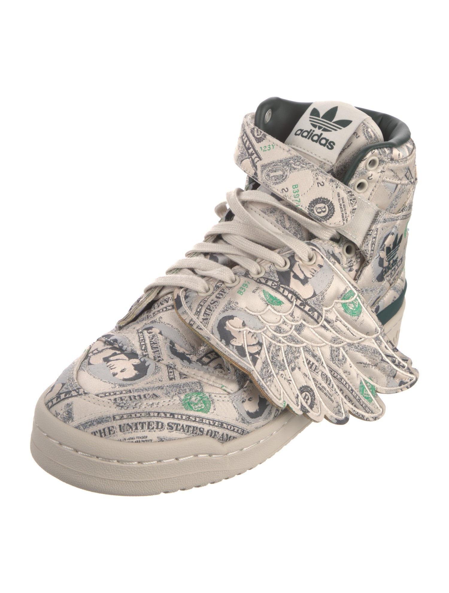 Jeremy Scott x Adidas Printed Wedge Sneakers