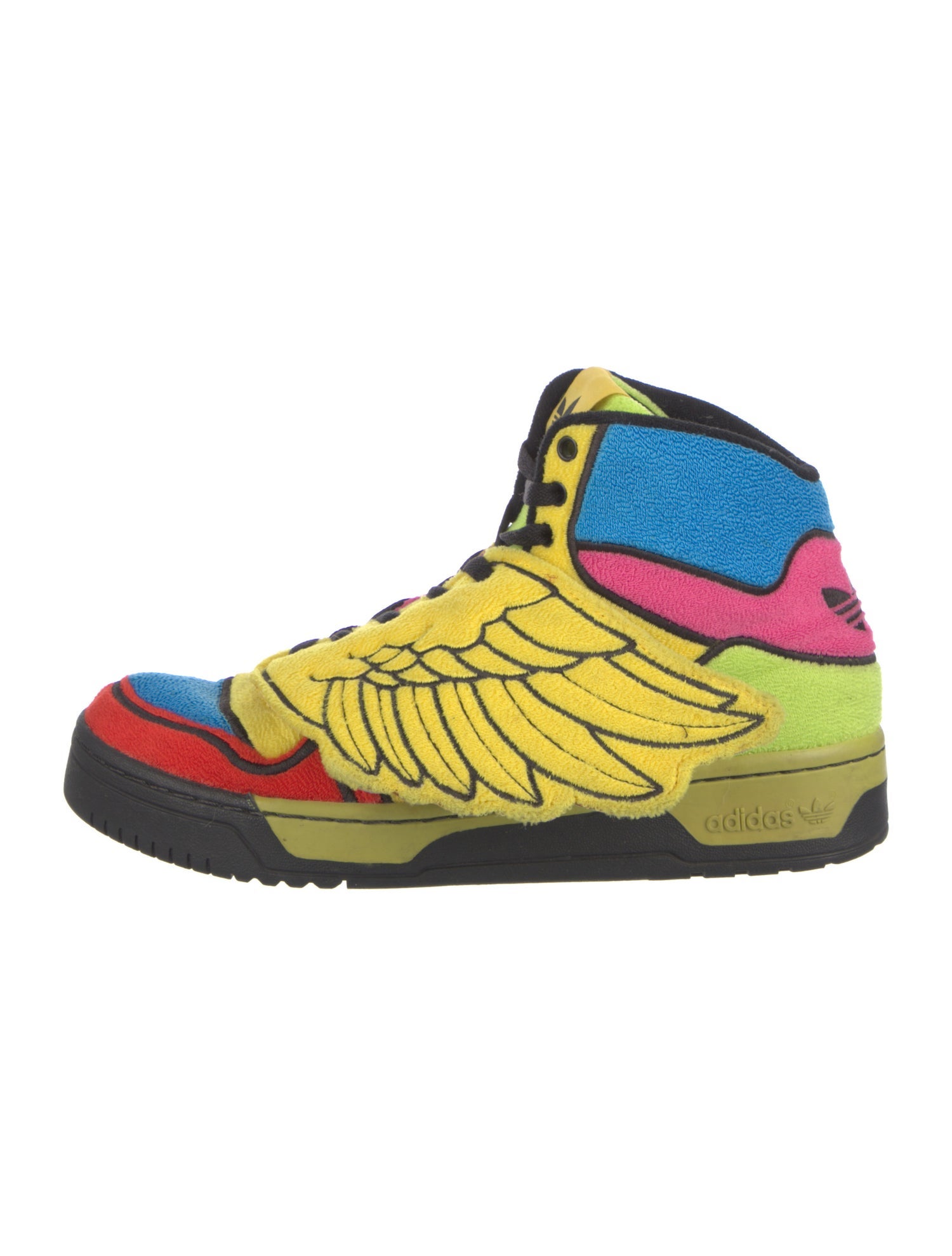 Jeremy Scott x Adidas Graphic Print Sneakers