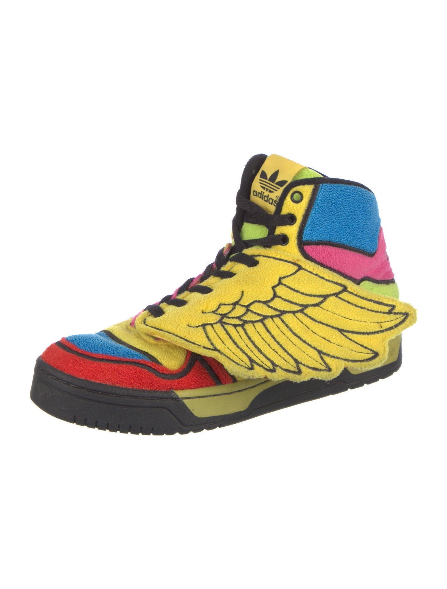 Jeremy Scott x Adidas Graphic Print Sneakers