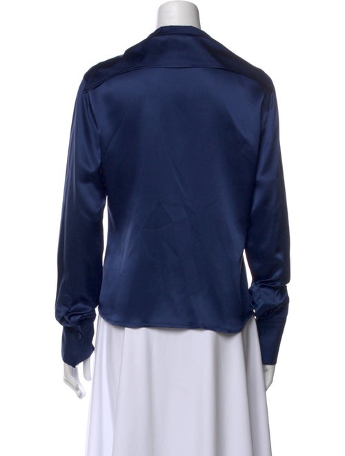 Jane Booke Silk V-Neck Blouse