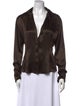Jane Booke V-Neck Long Sleeve Button-Up Top