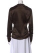 Jane Booke V-Neck Long Sleeve Button-Up Top