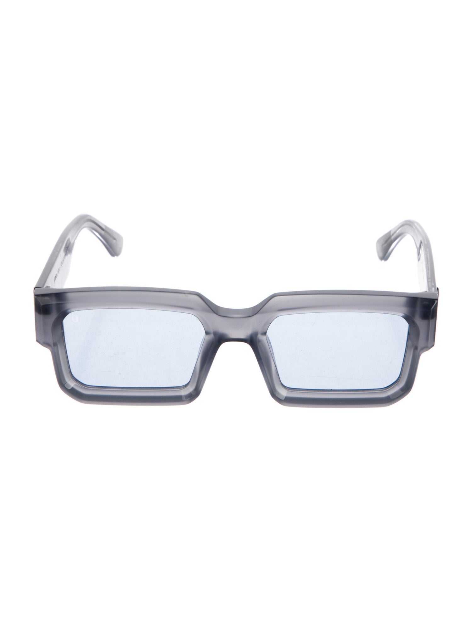 James Oro Square Gradient Sunglasses