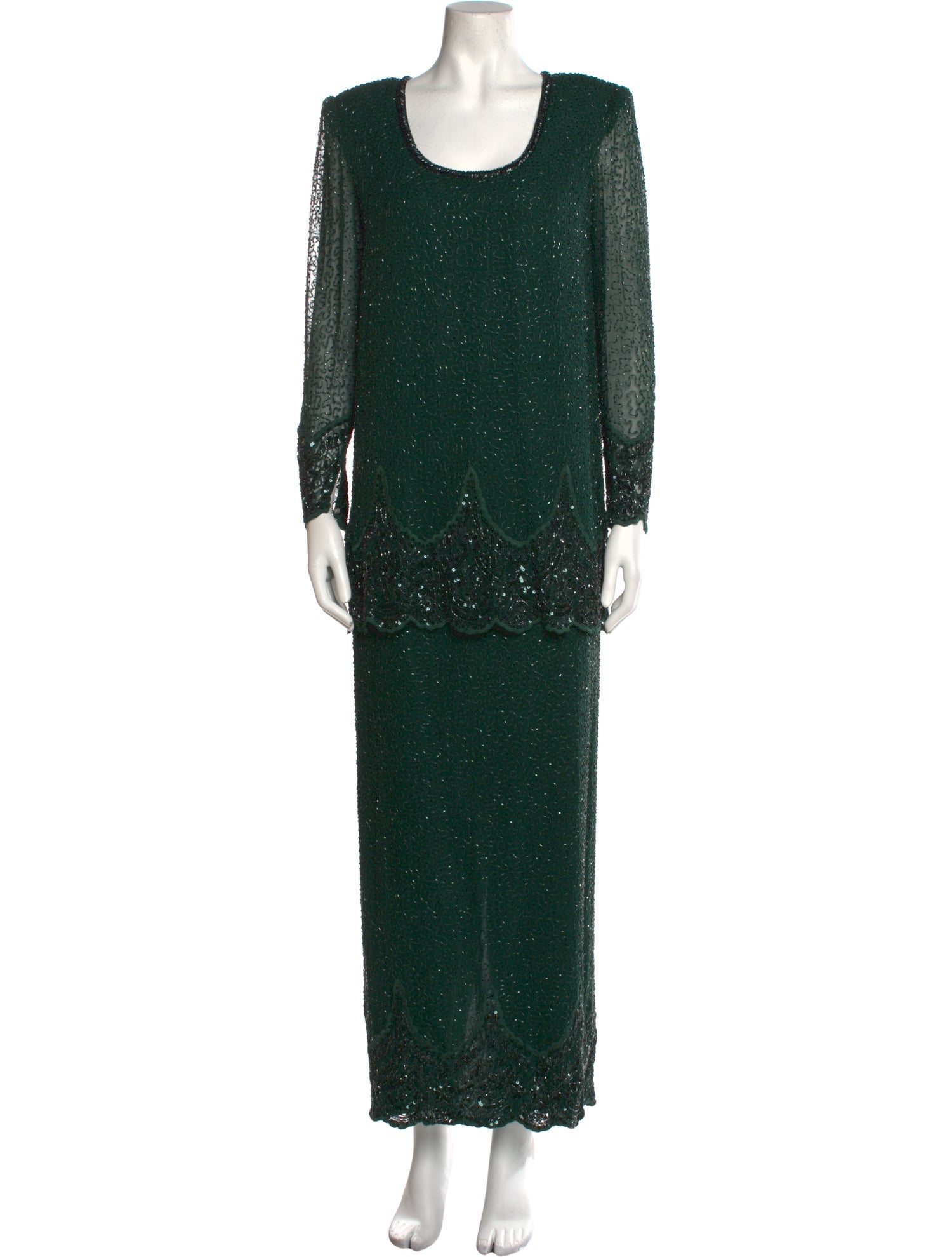 Judith Ann Creations Inc Silk Long Dress