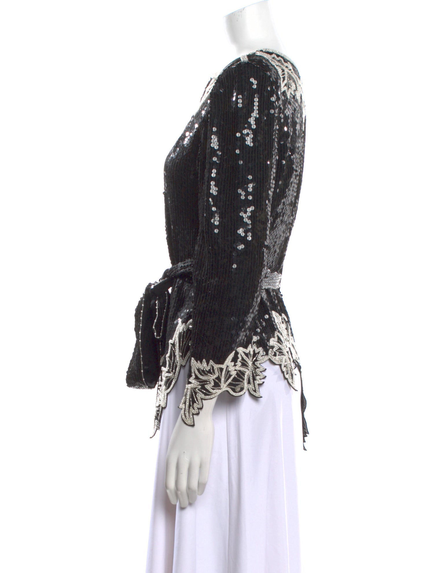 Judith Ann Creations Inc Silk Printed Blouse