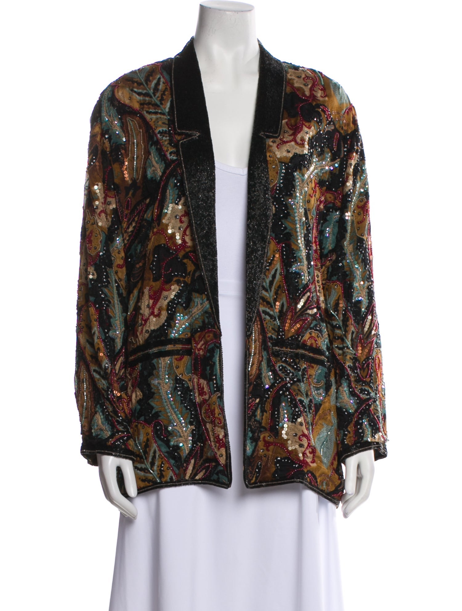 Judith Ann Creations Inc Vintage Silk Evening Jacket