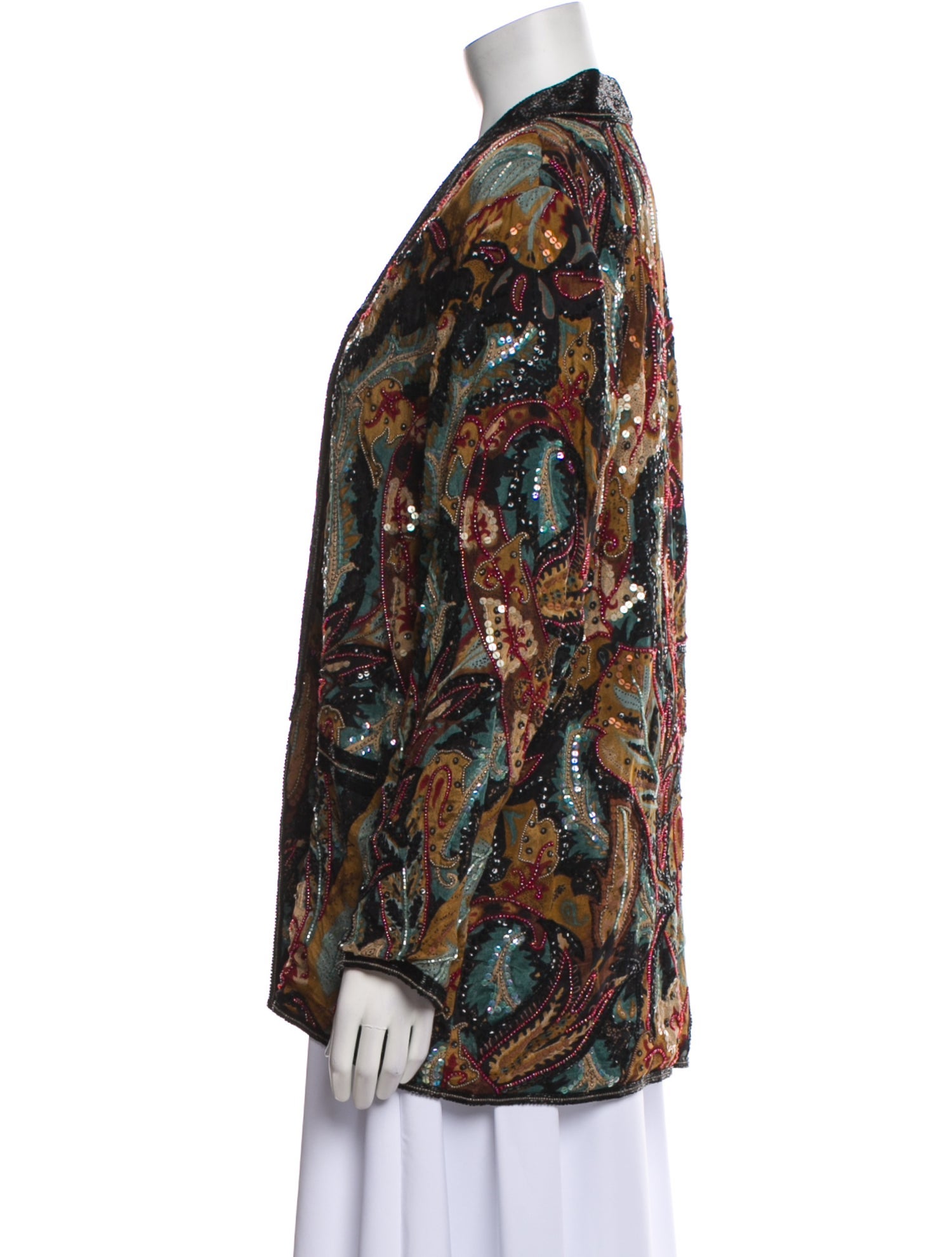 Judith Ann Creations Inc Vintage Silk Evening Jacket