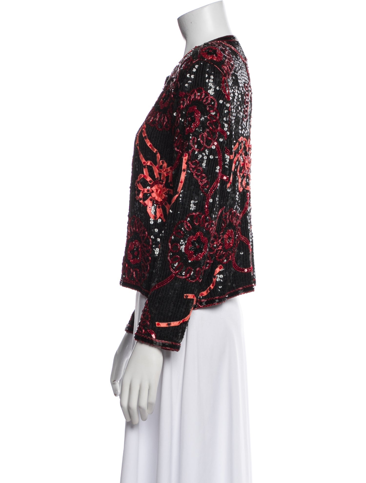 Judith Ann Creations Inc Vintage Patterned Jacket