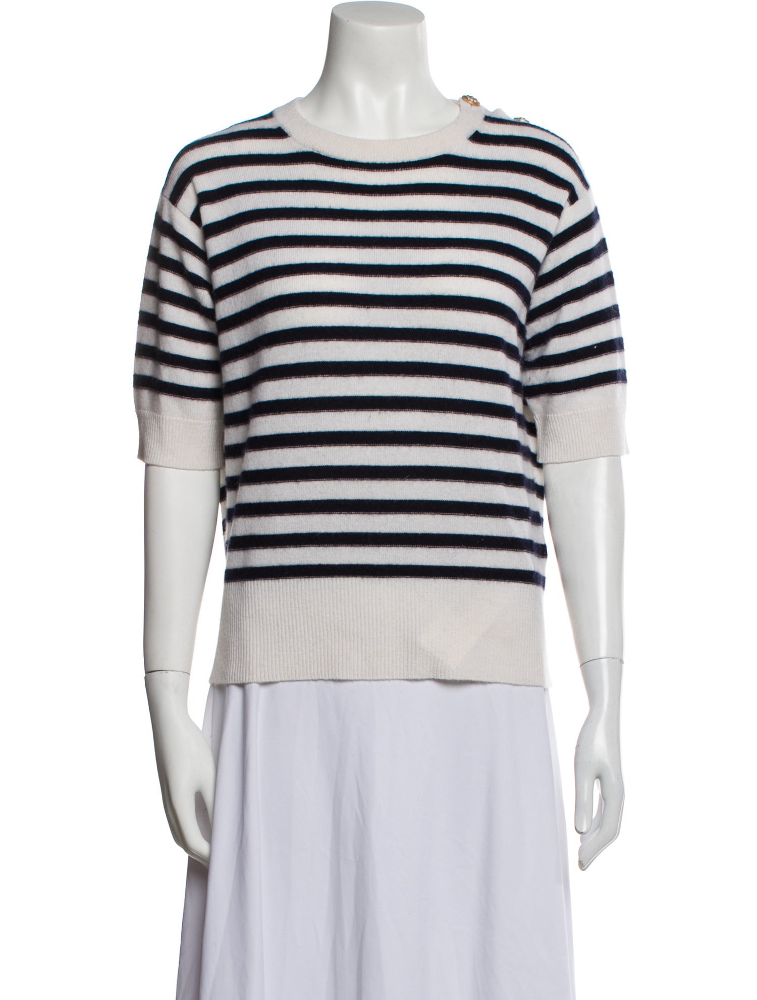 Jardin des Orangers Virgin Wool Striped Sweater