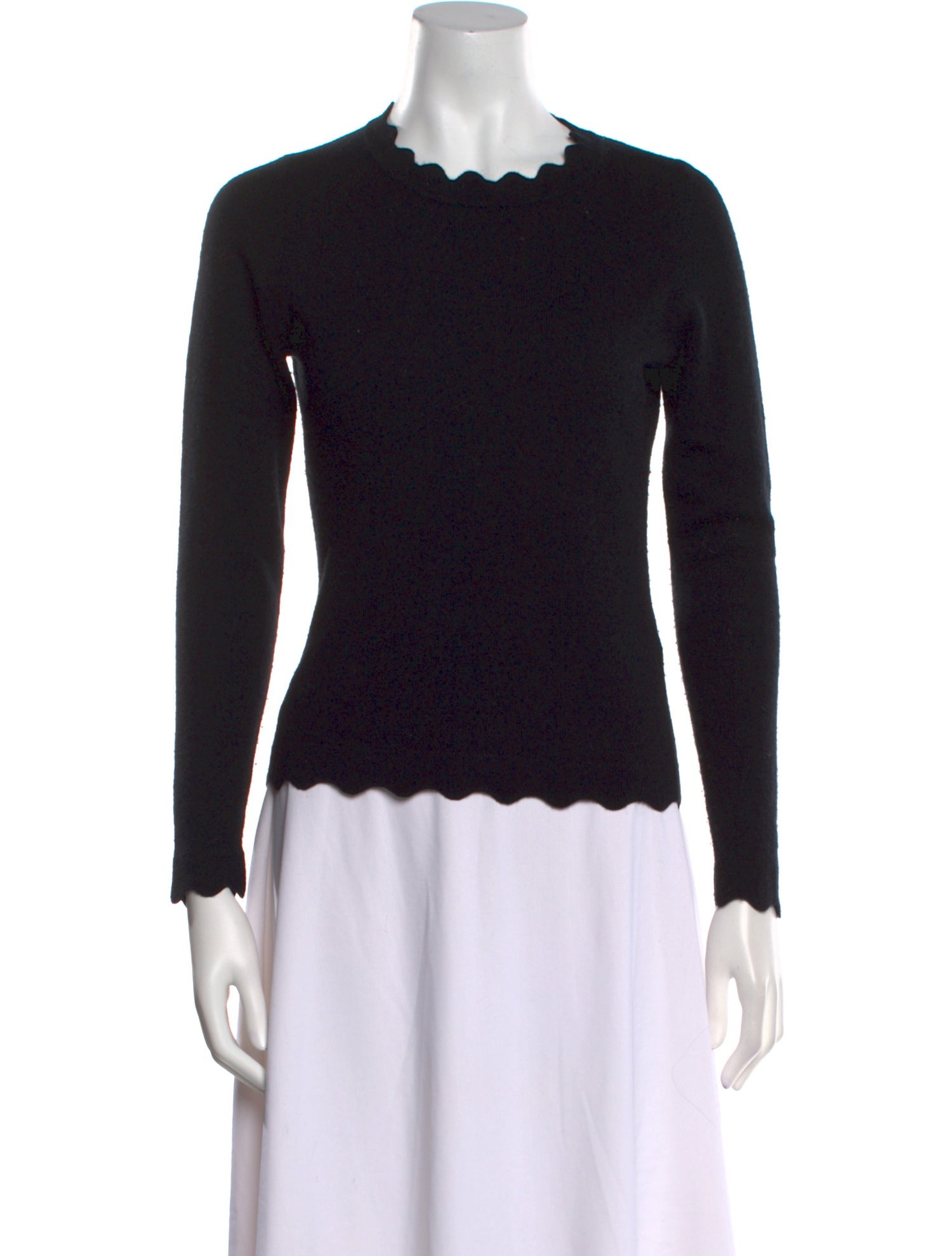 Jardin des Orangers Virgin Wool Scoop Neck Sweater