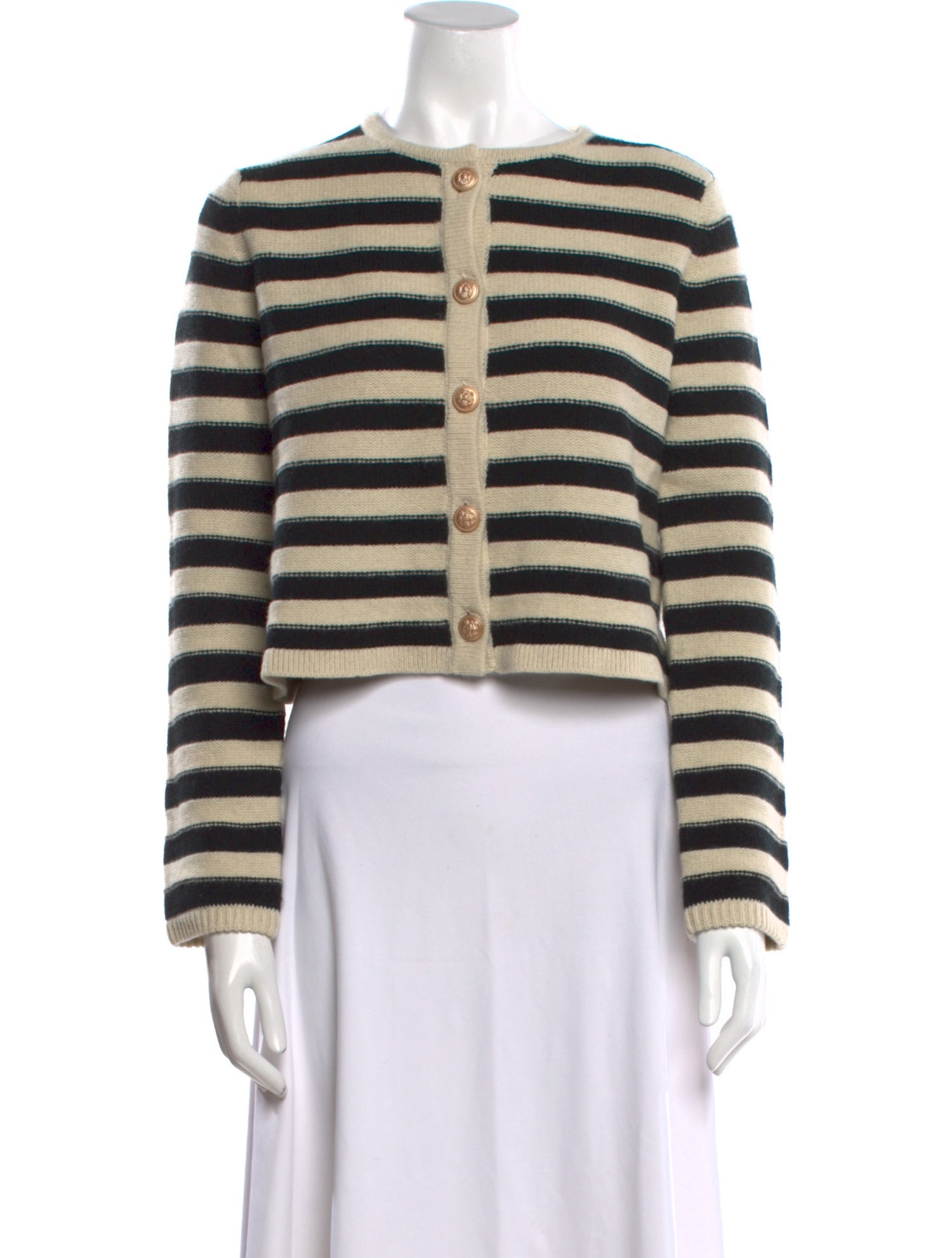 Jardin des Orangers Virgin Wool Striped Sweater
