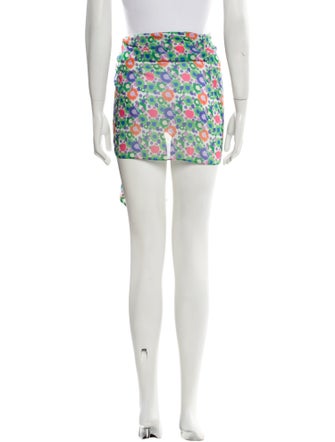 Bananhot Printed Ruffle Embellishment Cover-Up