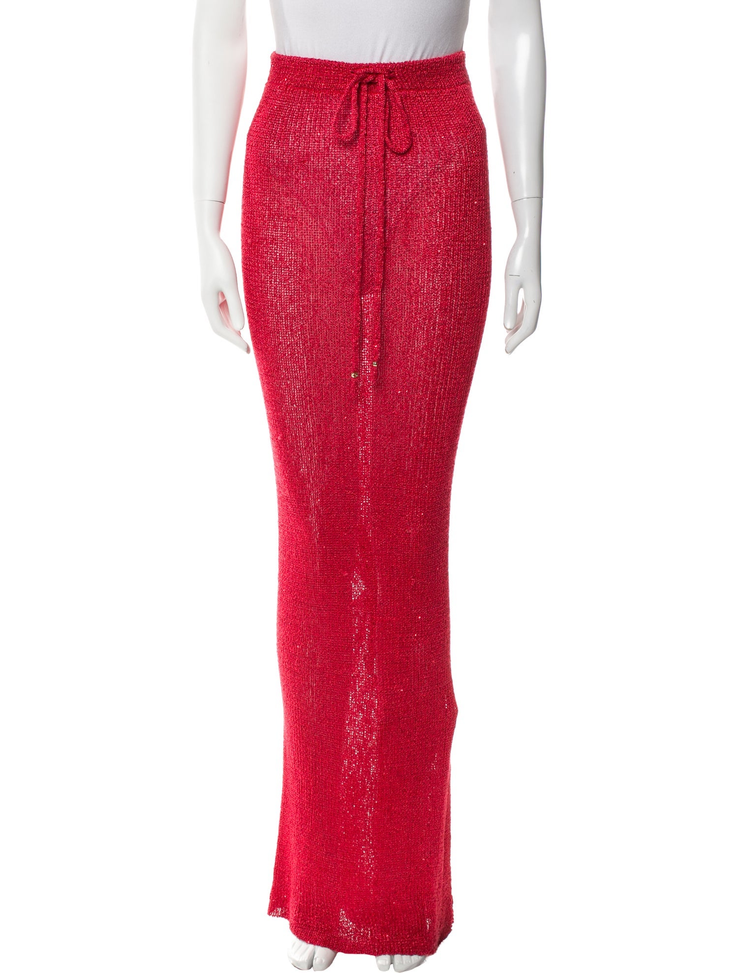 Bananhot Sequin Embellishments Long Skirt