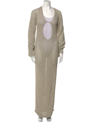 Bananhot Dresses Scoop Neck Long Dress M