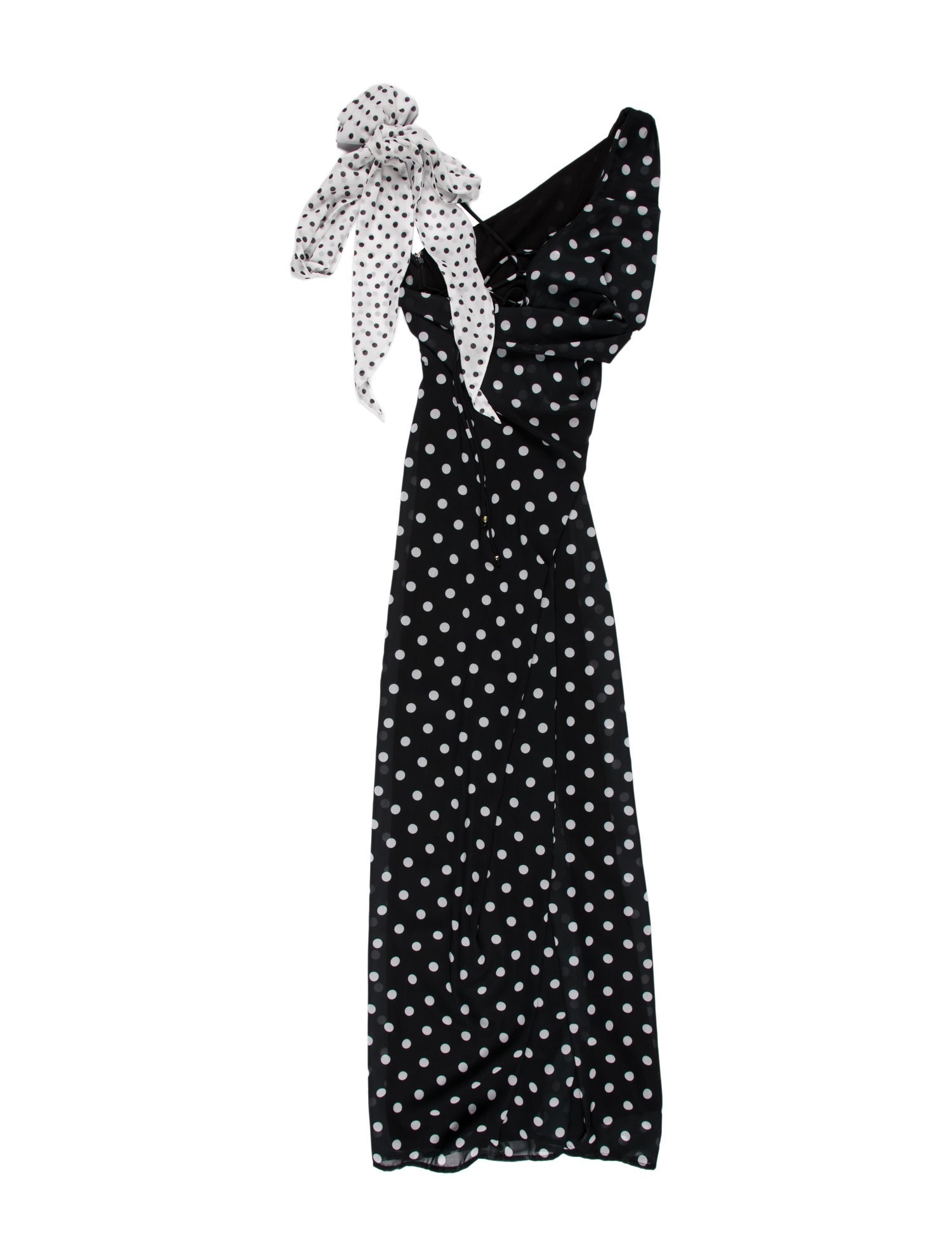 Bananhot Polka Dot Print Long Dress w/ Tags